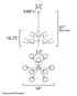Maxim Carlo Multi Tier Chandelier in Dark Bronze, Leather, Heritage Brass Finish Model: 25179DBZHR