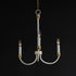 Maxim Charlton Chandelier in Weathered White/Gold Leaf Finish Model: 11373WWTGL