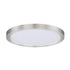 Maxim Chip Flush Mount in Satin Nickel Finish Model: 57694WTSN
