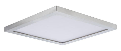 Maxim Chip Flush Mount in Satin Nickel Finish Model: 57699WTSN