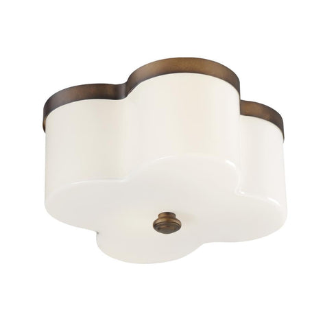 Maxim Clover Flush Mount in Antique Bronze Finish Model: 12240WTANB