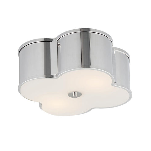 Maxim Clover Flush Mount in Natural Aged Brass Finish Model: 12247WTNAB