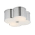 Maxim Clover Flush Mount in Natural Aged Brass Finish Model: 12247WTNAB