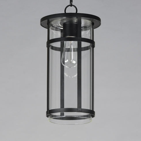 Maxim Clyde Vivex Outdoor Pendant in Black Finish Model: 40629CLBK