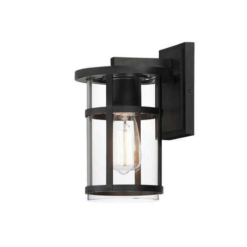 Maxim Clyde Vivex Outdoor Wall Mount in Black Finish Model: 40622CLBK