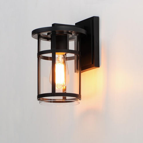 Maxim Clyde Vivex Outdoor Wall Mount in Black Finish Model: 40622CLBK