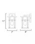 Maxim Clyde Vivex Outdoor Wall Mount in Black Finish Model: 40622CLBK
