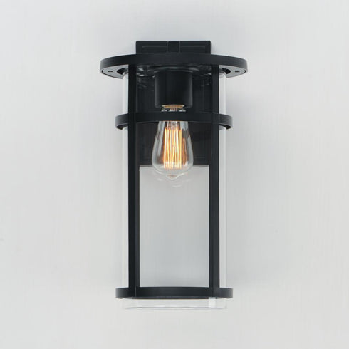 Maxim Clyde Vivex Outdoor Wall Mount in Black Finish Model: 40625CLBK