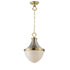 Maxim Conrad Single Pendant in Satin Nickel / Satin Brass Finish Model: 10384WTSNSBR