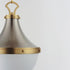 Maxim Conrad Single Pendant in Satin Nickel / Satin Brass Finish Model: 10384WTSNSBR