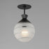 Maxim Copacabana Semi Flush Mount in Black Finish Model: 12441CLFTBK