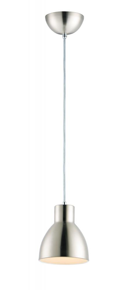Maxim Cora Single Pendant in Satin Nickel Finish Model: 11020SN