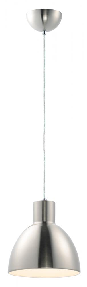Maxim Cora Single Pendant in Satin Nickel Finish Model: 11022SN