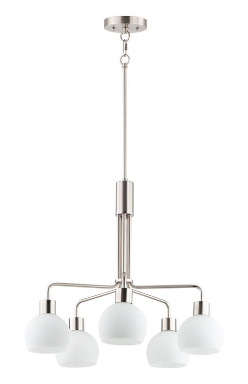 Maxim Coraline Chandelier in Bronze Satin Brass Finish Model: 11277SWBZSBR