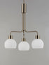 Maxim Coraline Chandelier in Satin Nickel Finish Model: 11276SWSN