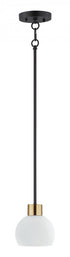 Maxim Coraline Mini Pendant in Bronze Satin Brass Finish Model: 91270SWBZSBR
