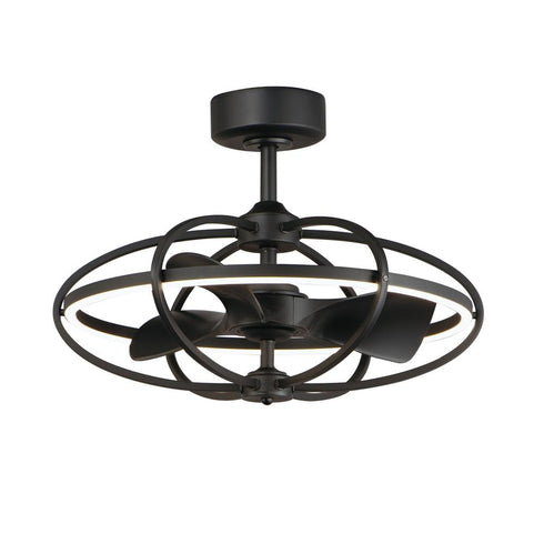 Maxim Corona Fan Fandelight in Black Finish Model: 61001BK