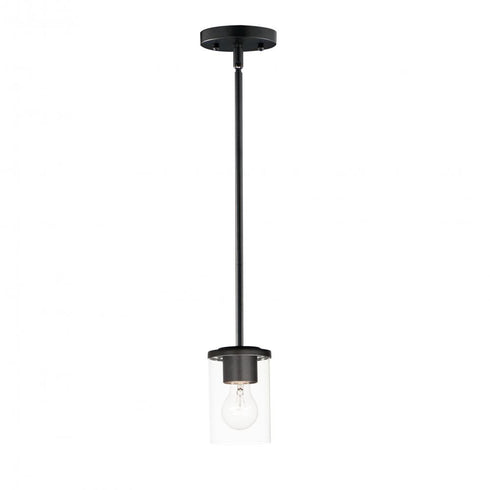 Maxim Corona Mini Pendant in Black Finish Model: 90200CLBK