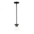 Maxim Corona Mini Pendant in Black Finish Model: 90200CLBK