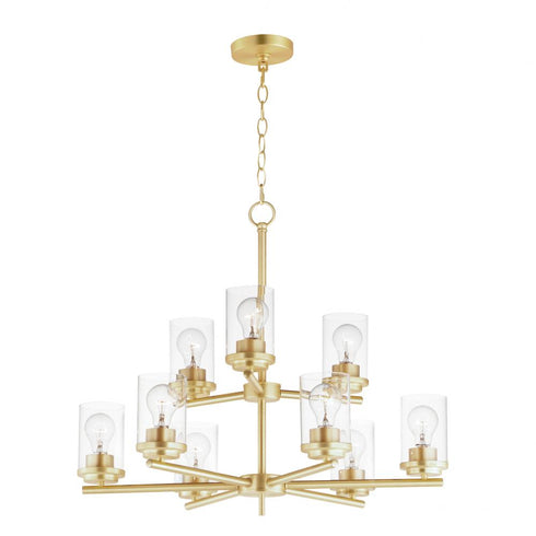 Maxim Corona Multi Tier Chandelier in Black Finish Model: 10206CLBK