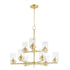 Maxim Corona Multi Tier Chandelier in Black Finish Model: 10206CLBK