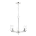 Maxim Corona Single Tier Chandelier in Black Finish Model: 10203CLBK