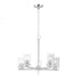 Maxim Corona Single Tier Chandelier in Black Finish Model: 10205CLBK