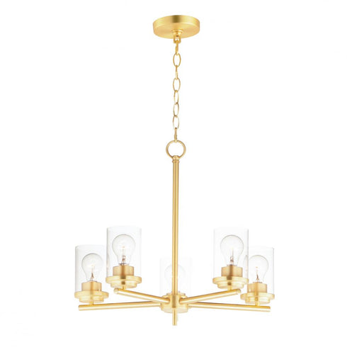 Maxim Corona Single Tier Chandelier in Black Finish Model: 10205CLBK