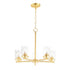 Maxim Corona Single Tier Chandelier in Black Finish Model: 10205CLBK