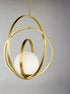 Maxim Coronet Single Pendant in Satin Brass Finish Model: 26056SWSBR