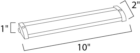 Maxim CounterMax MX-L120-LO CounterMax MX L120 LO Under Cabinet in White Finish Model: 89901WT