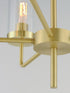 Maxim Crosby Chandelier in Satin Brass Finish Model: 11475CRSBR