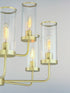 Maxim Crosby Chandelier in Satin Brass Finish Model: 11479CRSBR