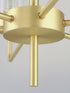 Maxim Crosby Chandelier in Satin Brass Finish Model: 11479CRSBR