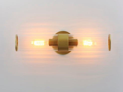 Maxim Crosby Wall Sconce in Satin Brass Finish Model: 11472CRSBR
