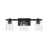 Maxim Cubos Wall Sconce in Black Finish Model: 21383CLBK