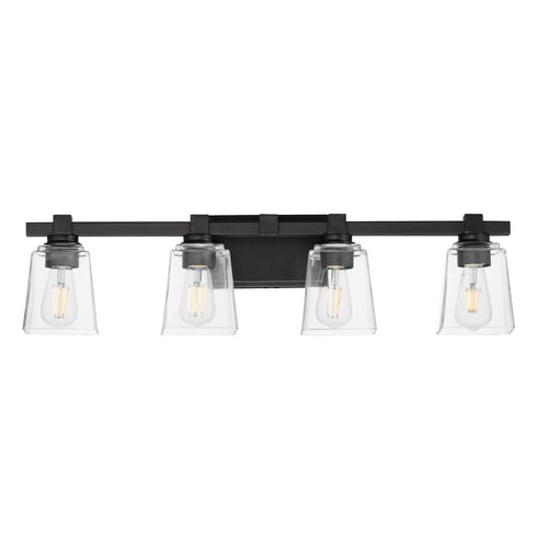 Maxim Cubos Wall Sconce in Black Finish Model: 21384CLBK