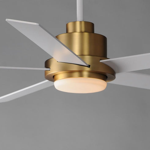 Maxim Daisy Indoor Ceiling Fan in Natural Aged Brass Finish Model: 88826WTNAB