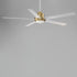 Maxim Daisy Indoor Ceiling Fan in Natural Aged Brass Finish Model: 88826WTNAB