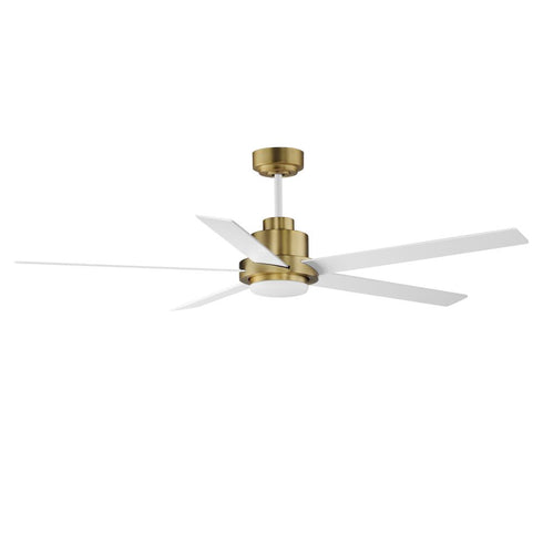 Maxim Daisy Indoor Ceiling Fan in Natural Aged Brass Finish Model: 88826WTNAB