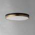 Maxim Dapper Flush Mount in Black / Antique Brass Finish Model: 59704WTBKAB