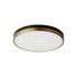 Maxim Dapper Flush Mount Model: 59704WTBKAB