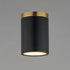 Maxim Dapper Semi Flush Mount in Black Antique Brass Finish Model: 59700WTBKAB