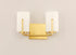 Maxim Dart Bath Vanity in Satin Brass Finish Model: 21282SWSBR