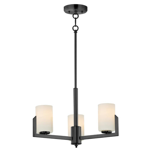 Maxim Dart Chandelier in Black Finish Model: 21285SWBK