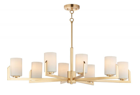 Maxim Dart Chandelier in Satin Brass Finish Model: 21288SWSBR