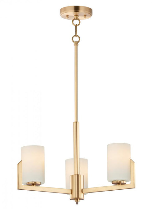 Maxim Dart Mini Chandelier in Satin Brass Finish Model: 21285SWSBR