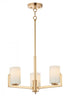 Maxim Dart Mini Chandelier in Satin Brass Finish Model: 21285SWSBR