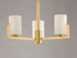 Maxim Dart Mini Chandelier in Satin Brass Finish Model: 21285SWSBR