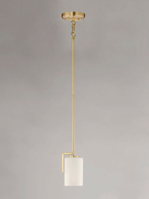 Maxim Dart Mini Pendant in Satin Brass Finish Model: 91280SWSBR